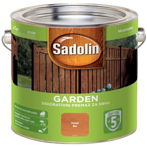Sadolin Lazura za drvo Garden bor, 2,5 L Slike