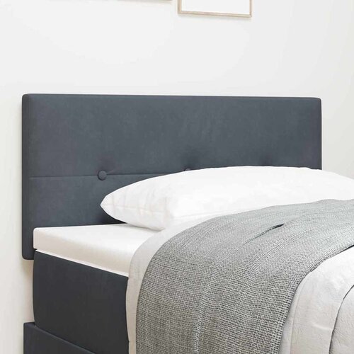  Uzglavlje Tamno siva 90 cm Baršun Cene