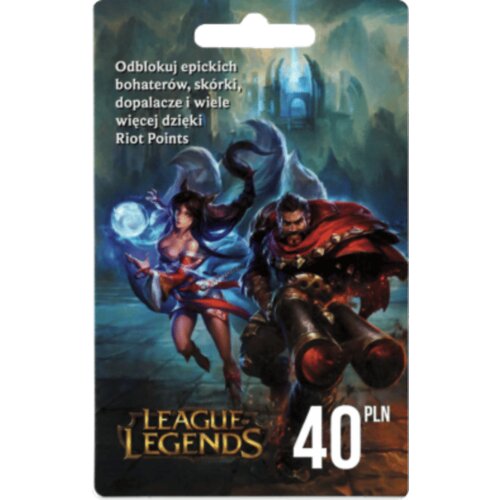 Riot Games League of Legends Gift Card 40 PLN - Riot Key - EUROPE Server Only Cene