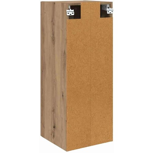VidaXL Zidni ormarić Umjetnički hrast 34,5 x 34 x 90 cm Slike