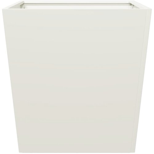VidaXL Vrtne sadilice 2 kom bijele 50 x 50 x 50 cm čelične Slike