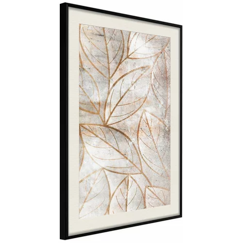  Poster - Copper Leaves 40x60