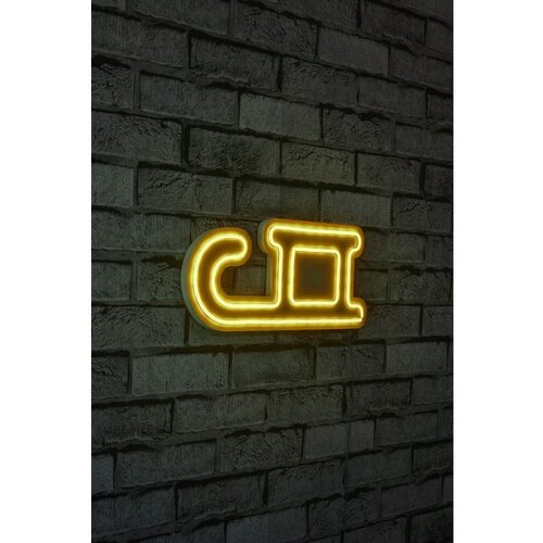 Wallity Dekorativna LED rasveta Sled, 46x20x2cm, Žuta Cene