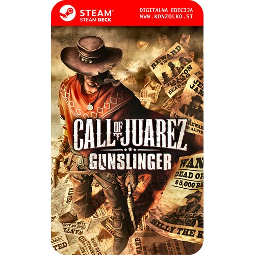 Call of Juarez Gunslinger - Steam koda brez &scaron;katlice (WINDOWS PC | STEAM DECK) Cene