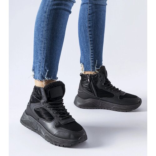 Gemre Black Insulated Sport Snow Boots Fork Cene