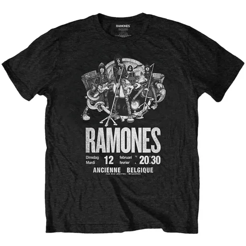 Ramones Košulja Belgique Unisex Black S