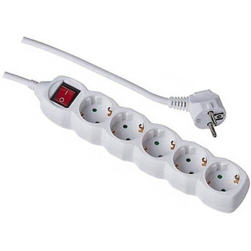 Emos podalj&scaron;ek s stikalom 5 &scaron;uko vtičnic 3M H05VV-F 3G1.5 pvc beli Cene