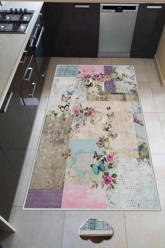 Conceptum Hypnose Tepih Hmnt558, Pravougaoni, 80 x 300 cm, Šareni Cene