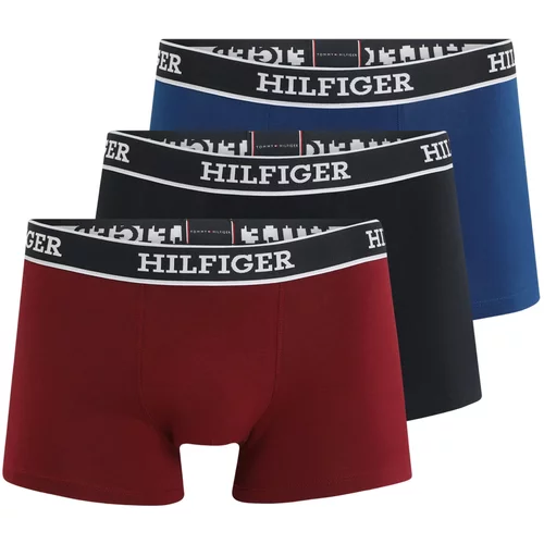 Tommy Hilfiger Underwear Bokserice plava / karmin crvena / crna / bijela