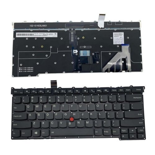  tastatura za laptop lenovo thinkpad carbon X1 gen 3 3rd 2015 veliki enter, backlight i gumb ( 112015 ) Slike