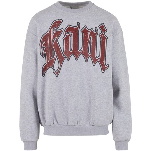 Karl Kani Sweater majica &amp;#039;Inside Out&amp;#039; siva melange / tamno crvena / crna Slike