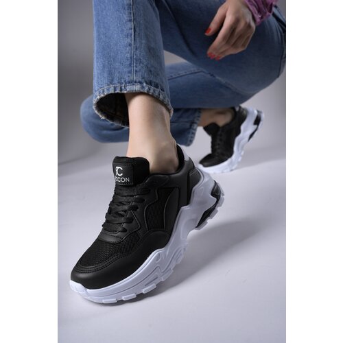 Riccon Delossiel Women's Sneaker 0012159 Black White Cene