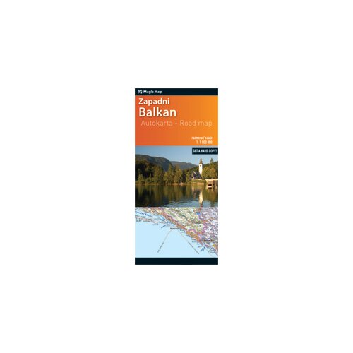 Magic Map Grupa autora - Zapadni Balkan - auto-karta Cene