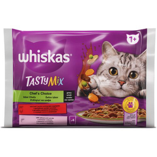 Whiskas tastyMix Izbor Šefa 4x85 g 4,4 kg Cene