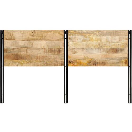 VidaXL uzglavlje 180 cm puno drvo mango i željezo Slike