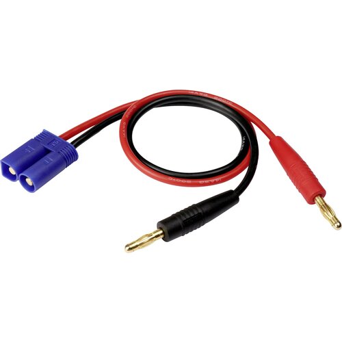 Reely polnilni kabel [2x banana mo&scaron;ki konektor 4 mm - 1x EC5 mo&scaron;ki konektor] 0.30 m 2 mm&sup2; RE-6799032, (20638273) Cene