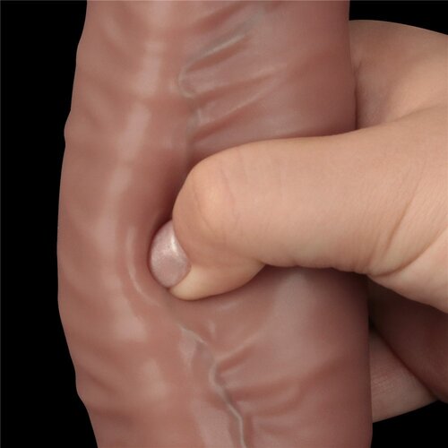Lovetoy 2025 Dildo Lovetoy Dual Layered Bendable Xxl 40,5 Cm Slike