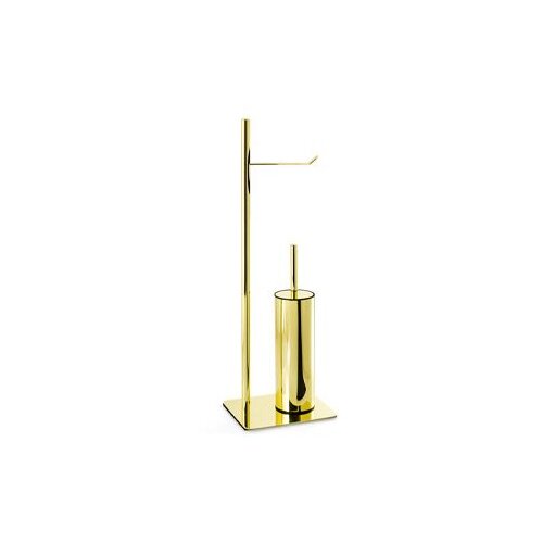  Stalak za WC četku i toalet papir metal-zlato 2071874 AWD Cijene