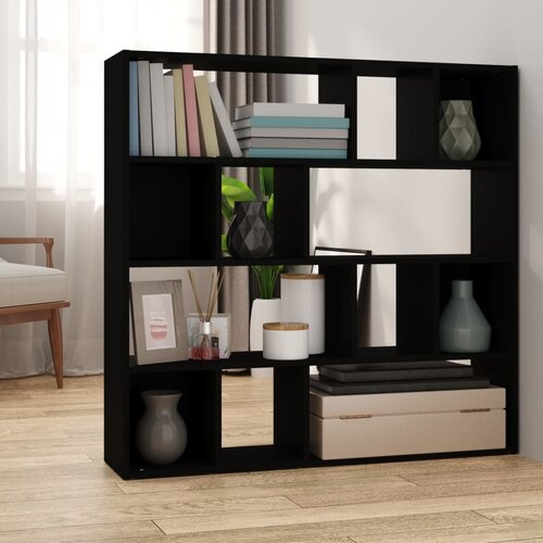 vidaXL Ormarić za knjige / sobna pregrada crni 105 x 24 x 102 cm Cijene