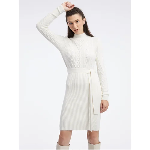 Orsay Cream Women's Sweater Dress - Ladies