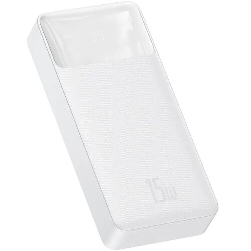Baseus Power Bank Bipow Overseas Edition - 20 000mAh LCD Quick Charge PD 15W with cable USB to Micro PPBD050102 white Cijene