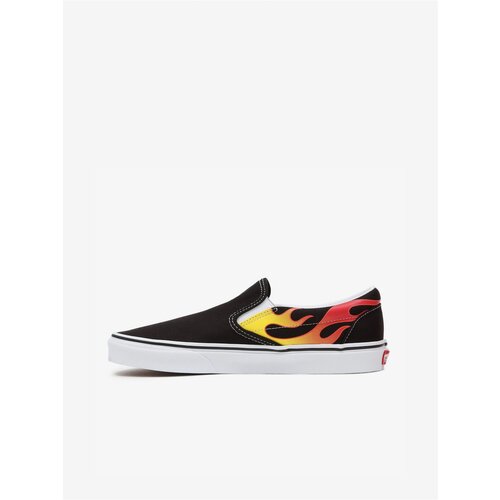 Vans Black Men&amp;#039;s Patterned Slip on Sneakers UA Classic Slip On - Men Slike