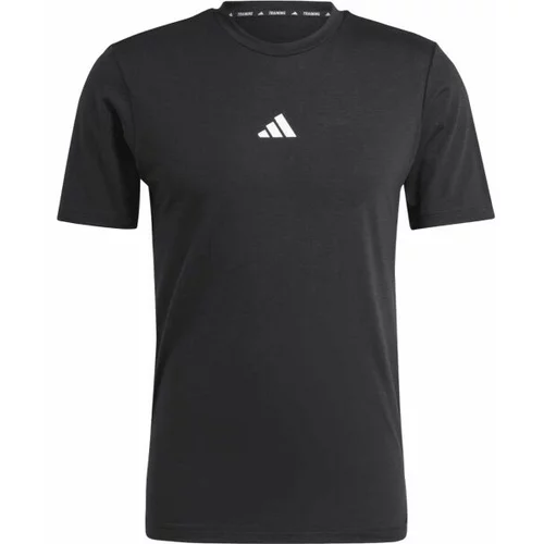 Adidas WORK OUT LOGO TEE Muška majica za treniranje, crna, veličina