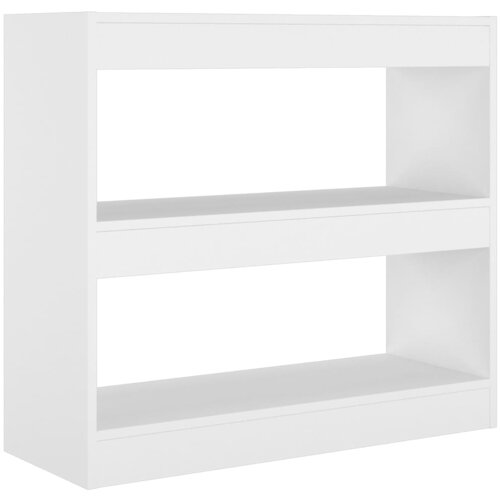 Maison Chic Knjižna omara - Knjižni regal bela 80x30x72 cm, (21723362) Cene