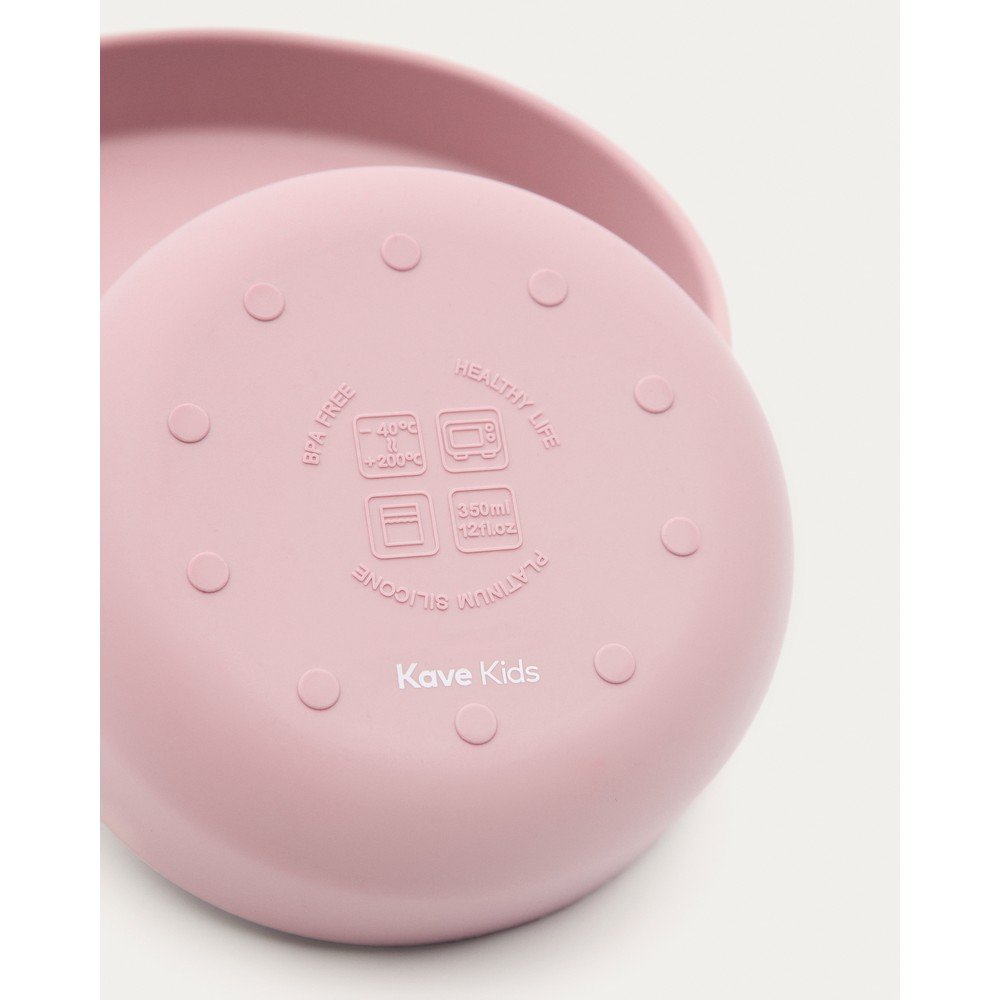 Kave Home Silikonski dječji set posuđa 2 kom Lili &amp;ndash; Slike