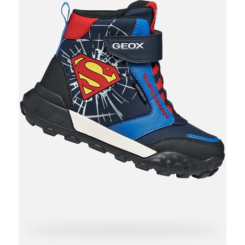 Geox Trekkyup ABX Boys' Navy Blue Ankle Boots - Boys Cene