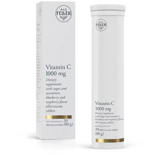  M.E.V. Feller Vitamin C 1000 mg, šumeče tablete