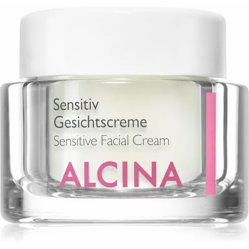 ALCINA Sensitive Facial Cream vlažilna krema za občutljivo kožo 50 ml za ženske