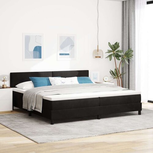 Box Spring Krevet s Madracem Crni 200x200 cm Bar&amp;scaron;un Slike
