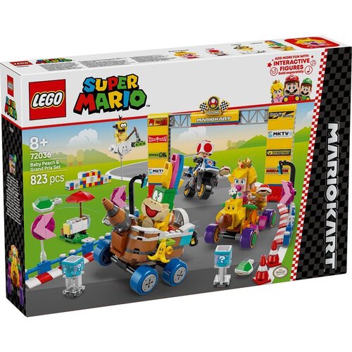 Lego Super Mario Mario Kart Baby Peach and Grand Prix Set 72036 Slike