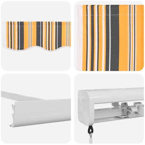  Povlačivi tende &amp;Scaron;areni 300 x 250 cm Platno i Aluminij Slike