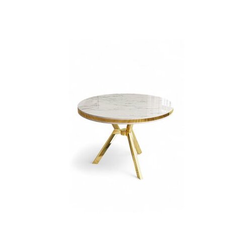 Hanah home Trpezarijski sto Mos White Marble Gold Cene