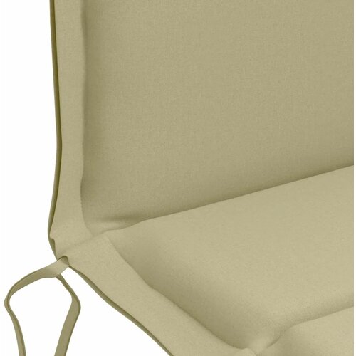  Jastučić za nisku stolicu GEMERT 2 kom. 100% poliester - Svijetlo zelena (melange) 110 x 50 x 3 cm 2 Slike
