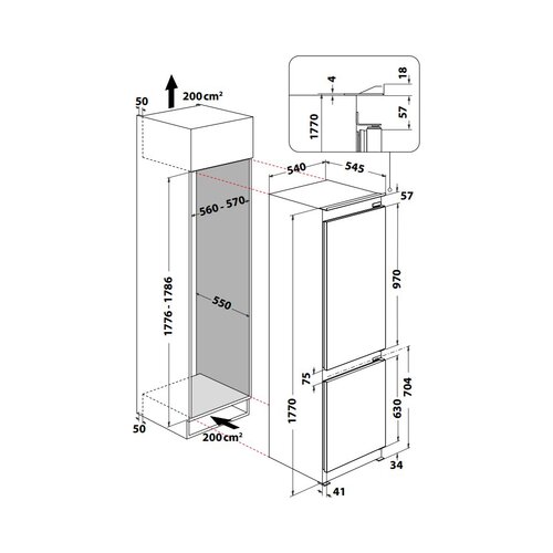 Whirlpool hladnjak WHC18 T573 Slike