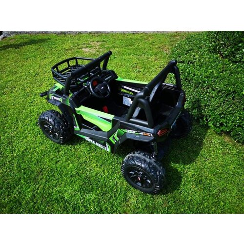 Lean Toys Xxl otro&amp;scaron;ki avto utv z 24V baterijo Zelena Slike