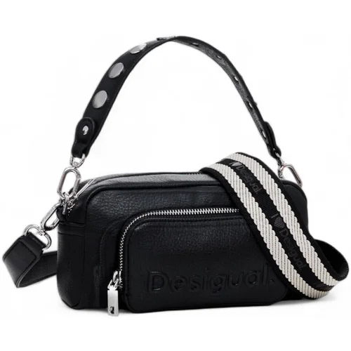 Desigual Torbe BAG_HALF LOGO FW24 PRADES 24WAXP33 Črna