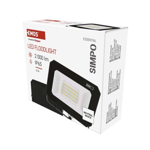  led reflektor simpo 20 w nevtralna bela Cene