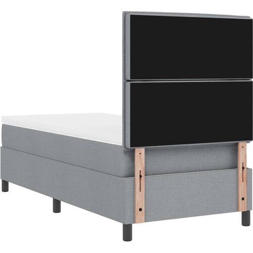  s opruga kutije Svijetlo siva 80 x 200 cm tkanina Slike