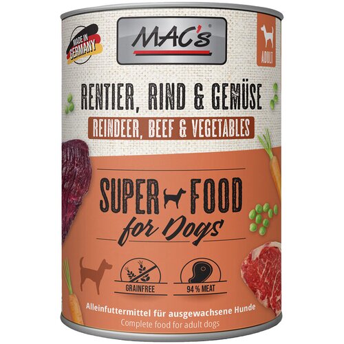 MAC&amp;#039;s Adult 6 x 800 g - Sjeverni jelen i povrće Slike