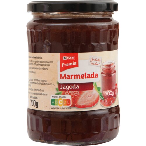 Premia marmelada jagoda 700g Slike