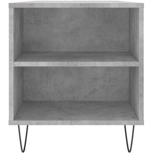  Stolić za kavu boja betona 102x44,5x50 cm od konstruiranog drva Siva Slike