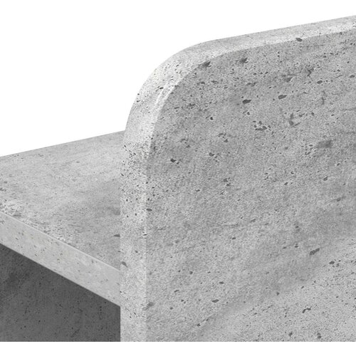  Okvir kreveta s pohranom Betonska siva 200 x 200 cm - Betonska siva 200 x 200 cm sa sredi&amp;scaron;njom policom Slike
