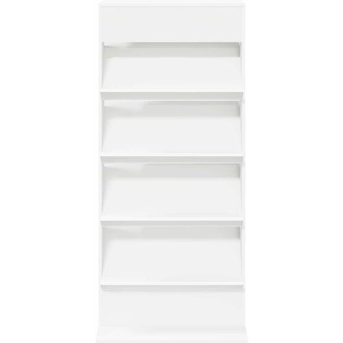  Polica za časopise Bijelo 70 x 41 x 156 cm Konstruirano drvo Slike