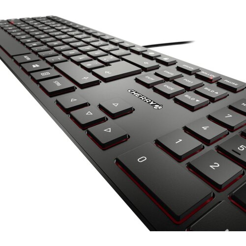 Cherry KC 6000 Slim tipkovnica, USB, crna Cijene