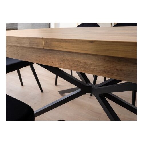 Hanah home Falcon - 2961 Brown Extendable Dining Table Slike