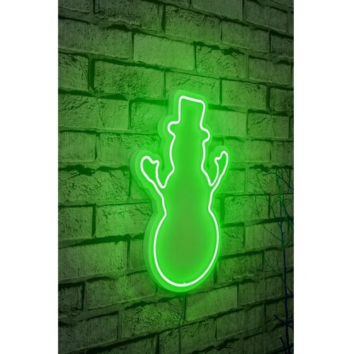 Wallity LED dekoracija Snowman Green Slike